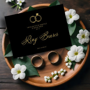 Exquisite Gold Wedding Rings Trendy Ring Bearer 