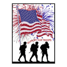 Exquisito apoyo a nuestras tropas Tres Posters de 