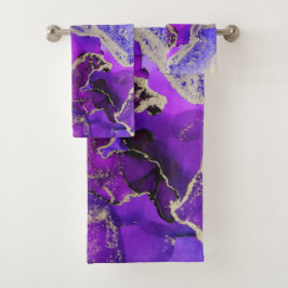 Exquisito oro violeta púrpura