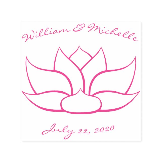 Exquisito sello de énfasis propio de Lotus (Diseño)