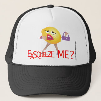 "exsqueeze yo?" gorra chistoso del limón divertido