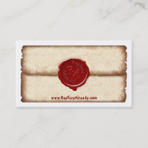 ¡Éxtasis ya! Tarjeta personal sellada del