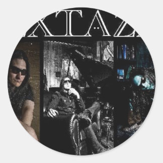 Extaza Round Pegatina