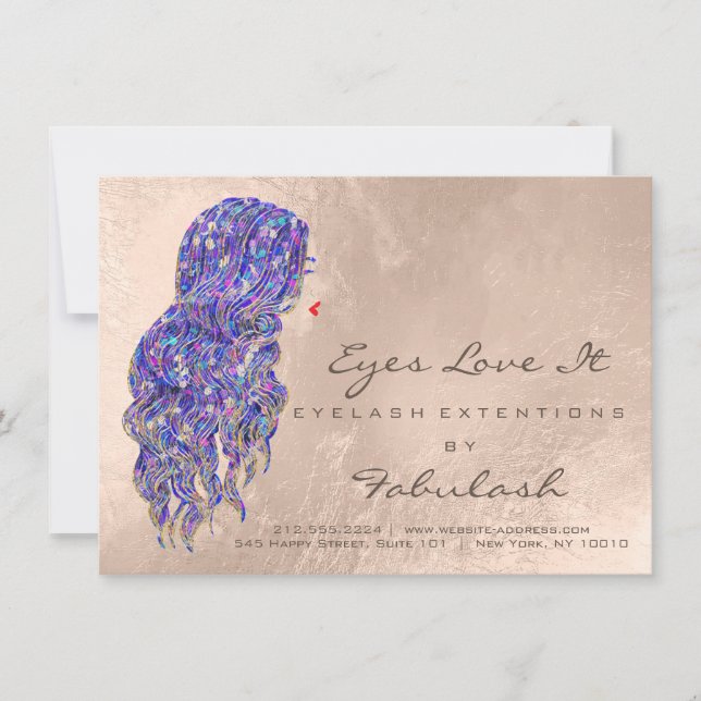 Extensión de Lash Instrucciones de Aftercare a Ivo (Anverso)