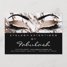 Extensión Lash Instrucciones de Aftercare Copper M