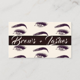 Extensiones Eyelash Beauty Salon Tarjeta de presen