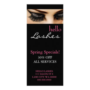 Extensiones Lash Makeup Menú Volante de Salon Arti