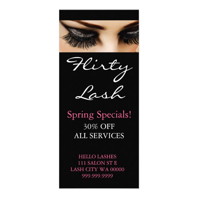 Extensiones Lash Makeup Menú Volante de Salon Arti (Frente)