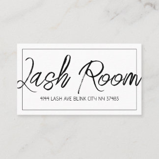 Extensiones Lash - Moderna tarjeta de presentación