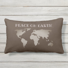 Exterior Cojín decorativo al aire libre de Peace On Earth