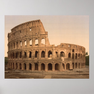 Exterior del Colosseum, Roma, impresión archival