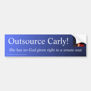 "Externalice Carly!" pegatina para el parachoques