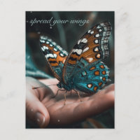 Extiende Tus Alas Tarjeta Postal de Mariposa Perso