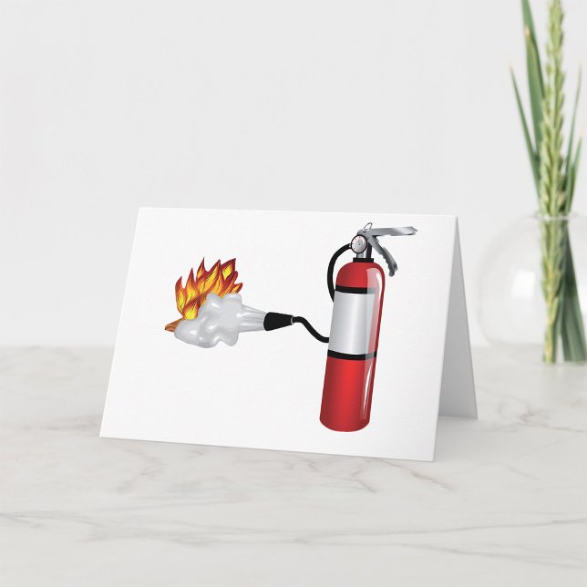 Extinguidor de incendios sacando tarjetas de salud (Subido por el creador)