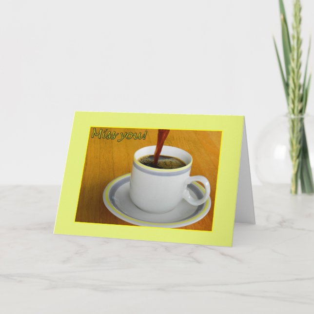 Extracción de nuestra tarjeta de citas para café (Anverso)