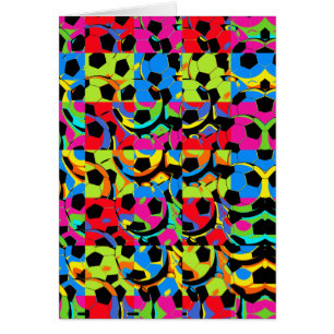 Extracto colorido de los balones de fútbol