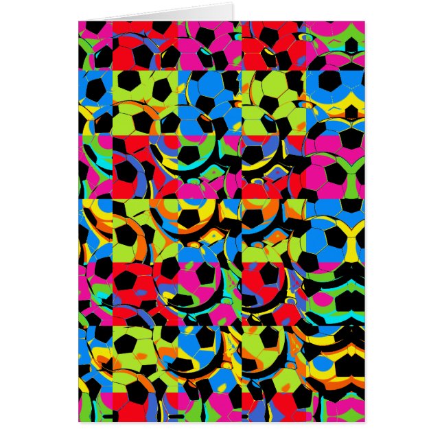 Extracto colorido de los balones de fútbol (Frente)