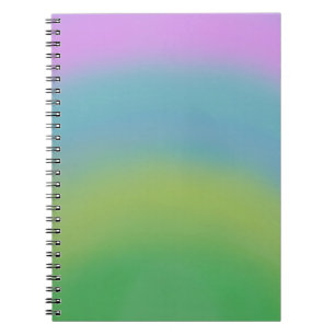 Extracto del arco iris, arte original, cuaderno