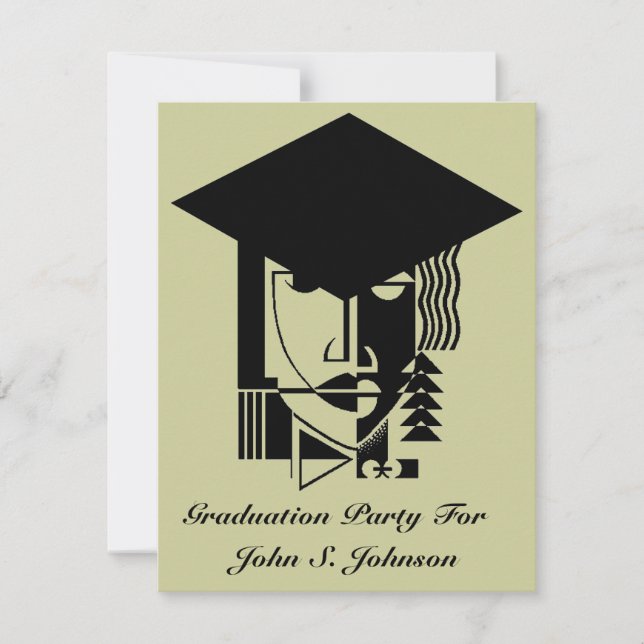 Extracto del graduado de las invitaciones de la (Anverso)