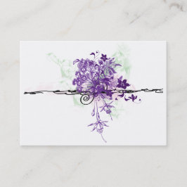 Extracto del ramo floral - tarjetas del perfil del