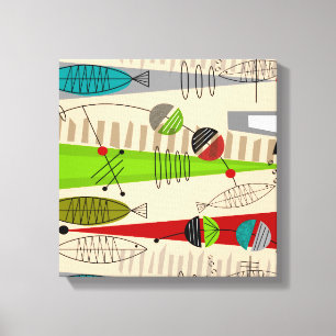 Extracto moderno del arte de los pescados de los