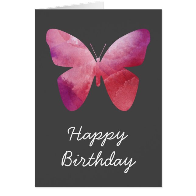 Extraña libertad de mariposa rosa (Frente)