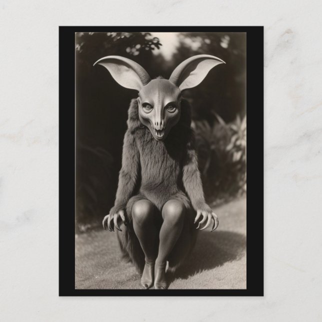 Extraña postal de Halloween (Anverso)