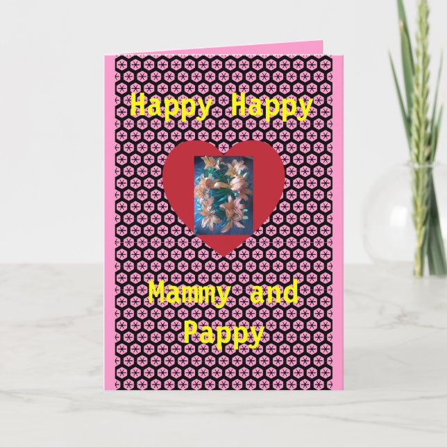 Extraña tarjeta de aniversario (Anverso)