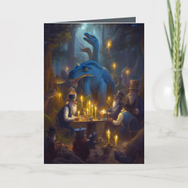 Extraña tarjeta en blanco de reunión