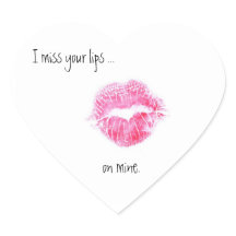 Extrañar a su pegatina de labios