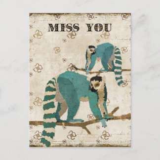 Extrañar la postal de Azure Lemurs
