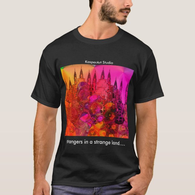 Extranjeros de la camiseta de los hombres "en una (Anverso)