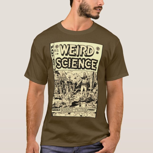 EXTRAÑO: Camiseta de Ciencia Fantasía (Anverso)