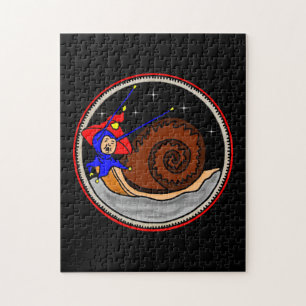 Extraño Caracol Extranjero En El Rompecabezas De L