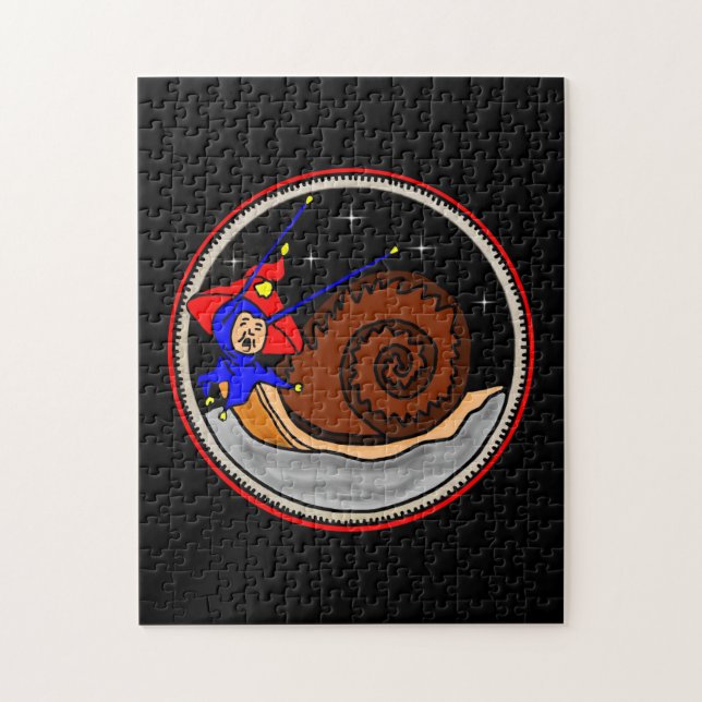 Extraño Caracol Extranjero En El Rompecabezas De L (Vertical)