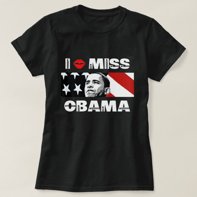 Extraño la camiseta de Obama (Diseño del anverso)