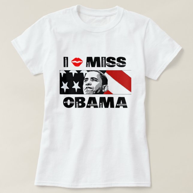 Extraño la camiseta de Obama (Diseño del anverso)