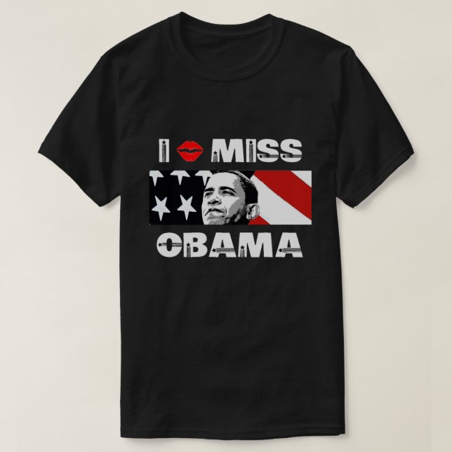 Extraño la camiseta de Obama (Diseño del anverso)
