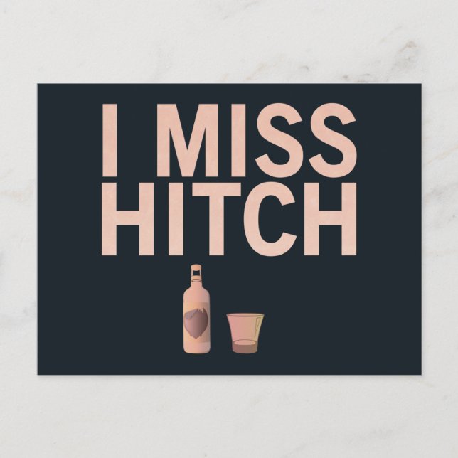 Extraño la postal de Miss Hitch (luz en la oscurid (Anverso)