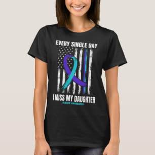 Extraño Mi Hija Camisa De Concienciación Suicida P