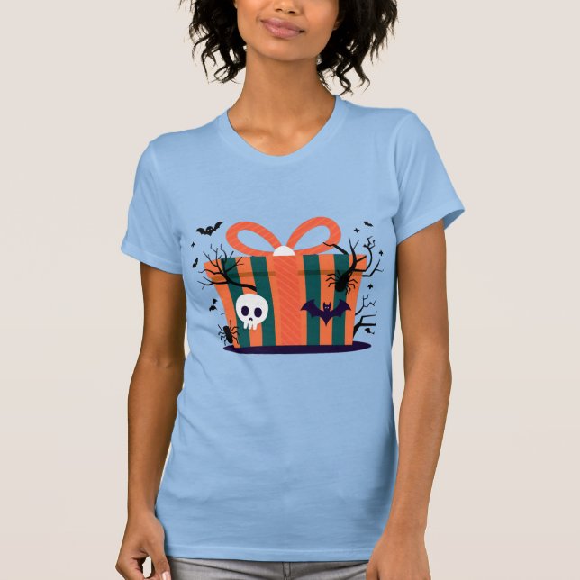 Extraño regalo de Halloween camiseta de mujer (Anverso)