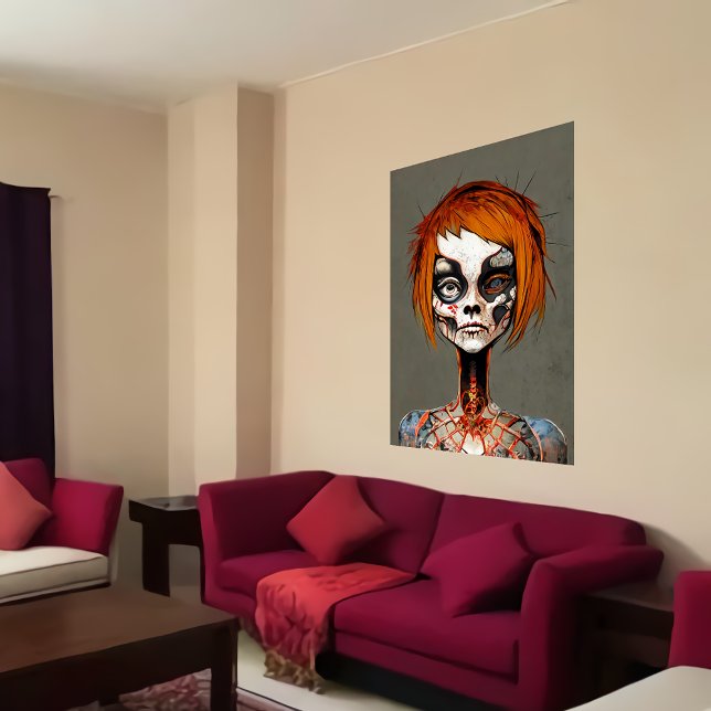 Extraño retrato extraño de un muerto | Arte IA (Subido por el creador)