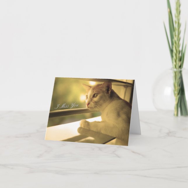 Extraño Su Tarjeta De Nota (Anverso)