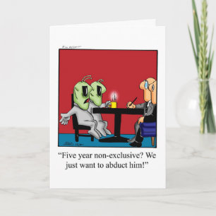 Extraño Tarjeta De Saludo Graciosa