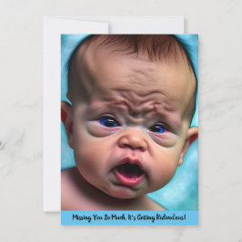 Extraño triste gracioso te falta tarjeta de amista