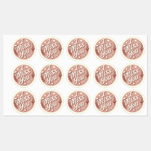 Extraño Tu Hoja De Pegatinas