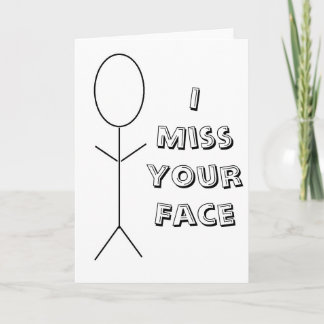 Extraño Tu Tarjeta De Cara