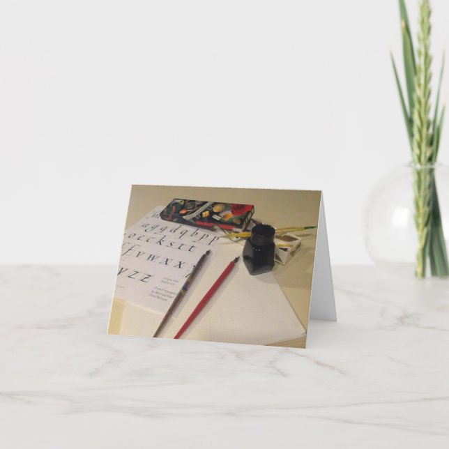 Extraordinaria tarjeta de saludo de artista (Anverso)