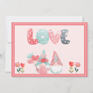 Extraordinaria tarjeta de San Valentín de la Parej