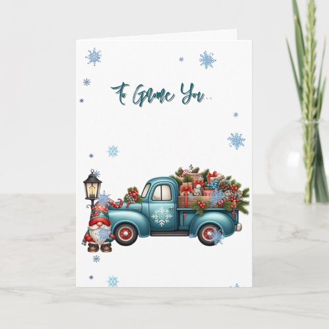 Extraordinaria tarjeta de vacaciones de invierno G (Anverso)